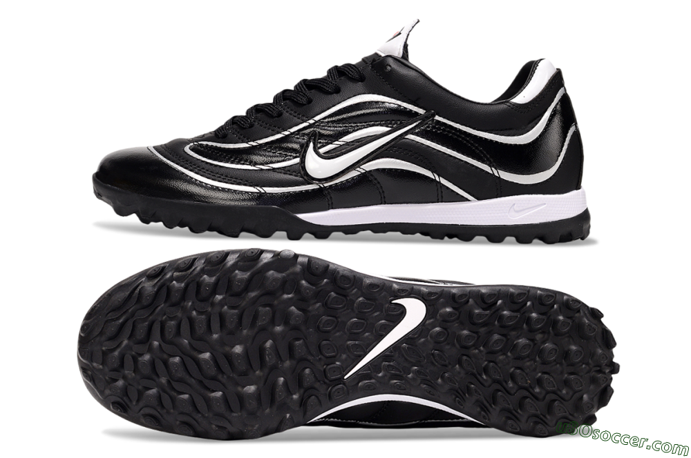 Nike Mercurial R9 TF Artificial Turf Soccer Shoes - Black/White 0