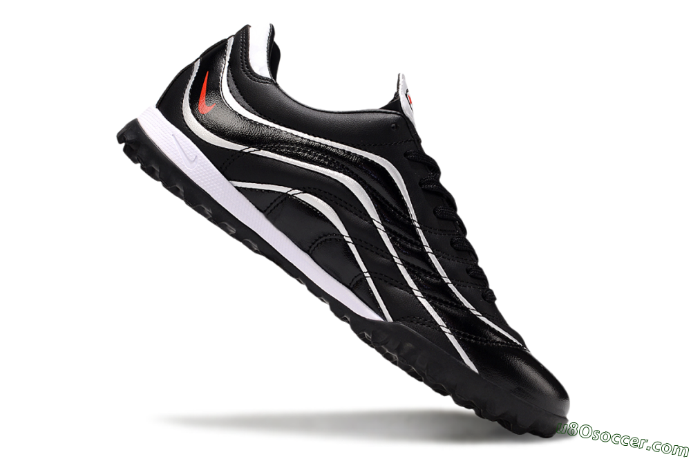 Nike Mercurial R9 TF Artificial Turf Soccer Shoes - Black/White 4