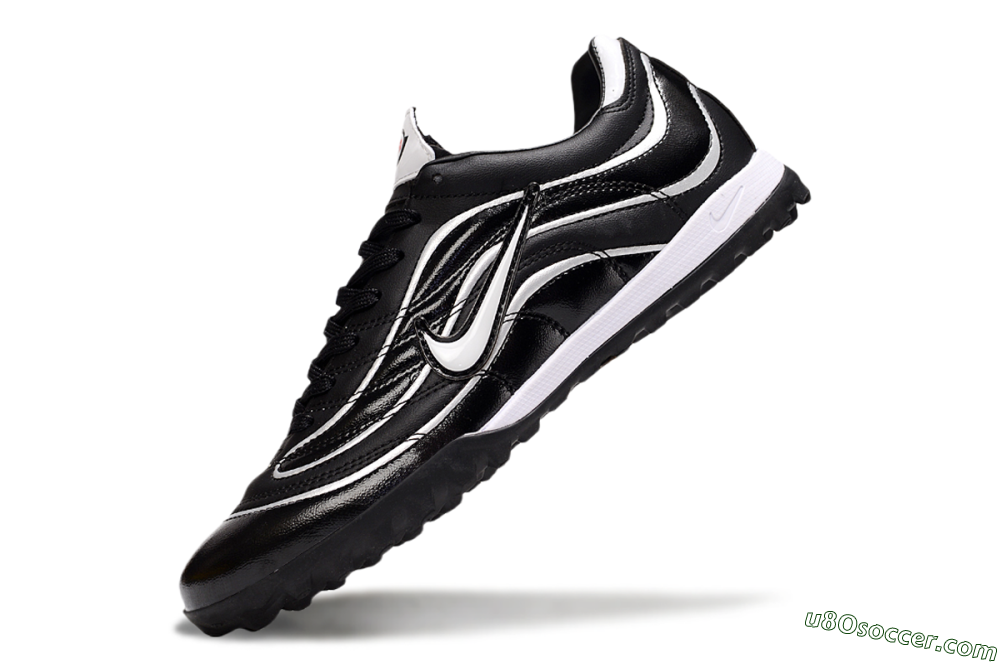 Nike Mercurial R9 TF Artificial Turf Soccer Shoes - Black/White 5
