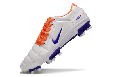Nike Air Zoom Total 90 III FG Firm Ground Soccer Cleats - White/Purple/Red