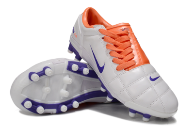 Nike Air Zoom Total 90 III FG Firm Ground Soccer Cleats - White/Purple/Red