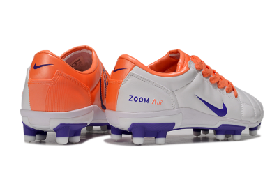 Nike Air Zoom Total 90 III FG Firm Ground Soccer Cleats - White/Purple/Red
