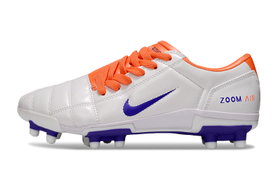 Nike Air Zoom Total 90 III FG Firm Ground Soccer Cleats - White/Purple/Red