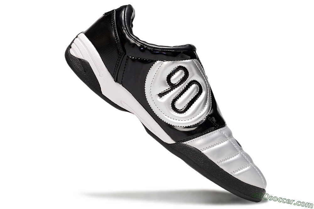 Nike Total 90 III IC Indoor & Futsal Soccer Shoes - Silver/Black/White 5