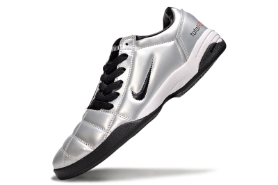 Nike Total 90 III IC Indoor & Futsal Soccer Shoes - Silver/Black/White