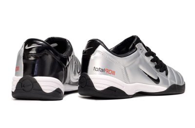 Nike Total 90 III IC Indoor & Futsal Soccer Shoes - Silver/Black/White