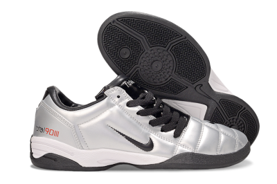 Nike Total 90 III IC Indoor & Futsal Soccer Shoes - Silver/Black/White