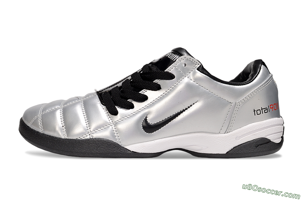 Nike Total 90 III IC Indoor & Futsal Soccer Shoes - Silver/Black/White 2