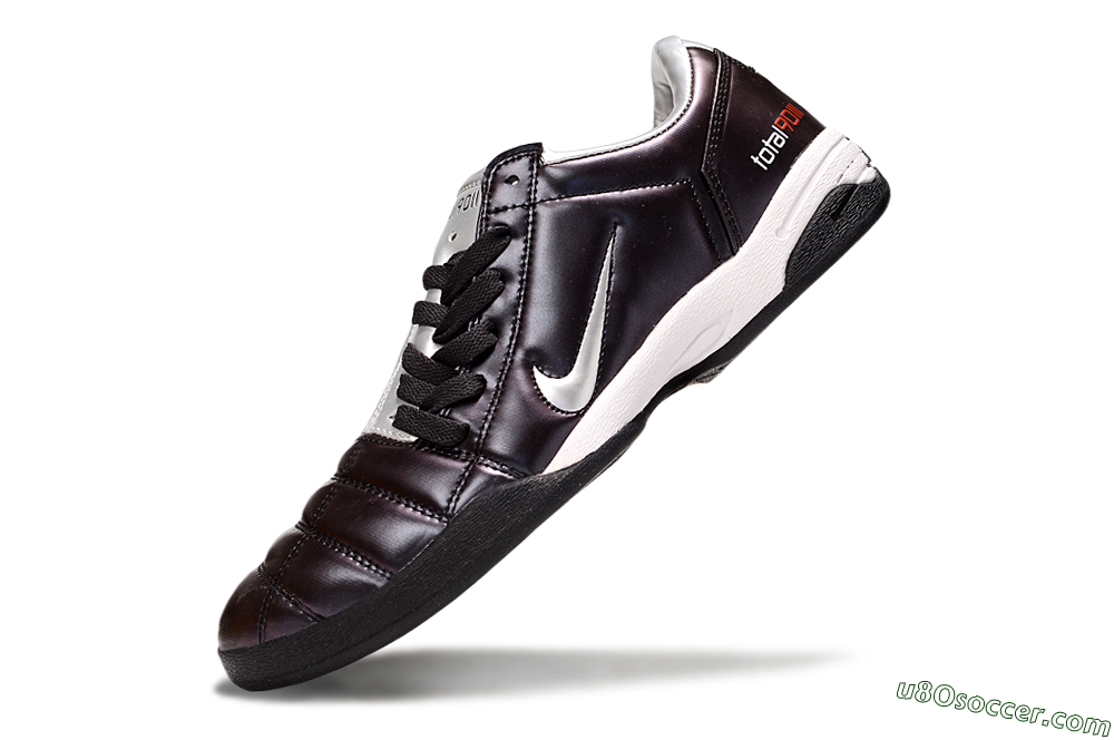 Nike Total 90 III IC Indoor & Futsal Soccer Shoes - Purple/Silver/White 6