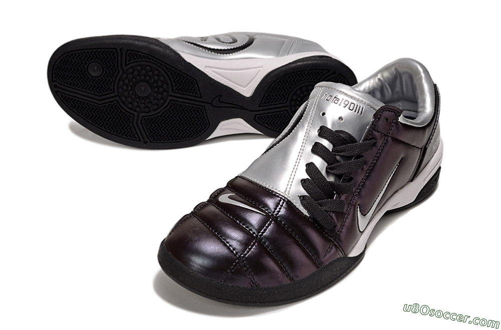 Nike Total 90 III IC Indoor & Futsal Soccer Shoes - Purple/Silver/White 3