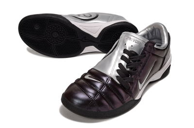 Nike Total 90 III IC Indoor & Futsal Soccer Shoes - Purple/Silver/White