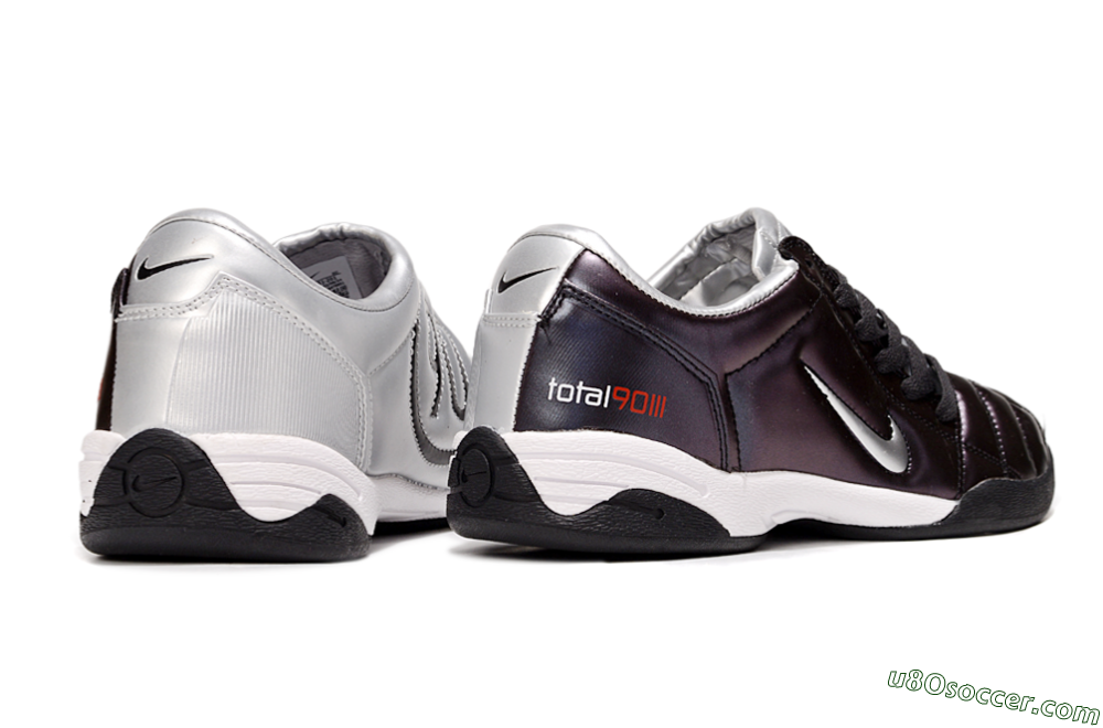 Nike Total 90 III IC Indoor & Futsal Soccer Shoes - Purple/Silver/White 7