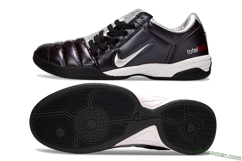 Nike Total 90 III IC Indoor & Futsal Soccer Shoes - Purple/Silver/White 0