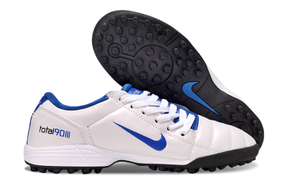 Nike Total 90 III TF Artificial Turf Soccer Shoes - White/Blue/Black