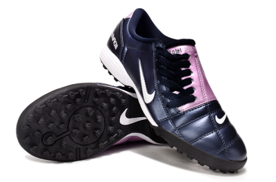 Nike Total 90 III TF Artificial Turf Soccer Shoes - Blue/Pink/White