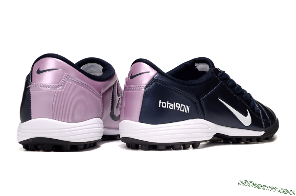 Nike Total 90 III TF Artificial Turf Soccer Shoes - Blue/Pink/White 7