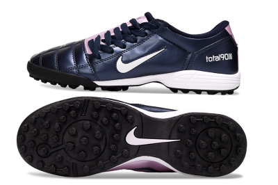 Nike Total 90 III TF Artificial Turf Soccer Shoes - Blue/Pink/White