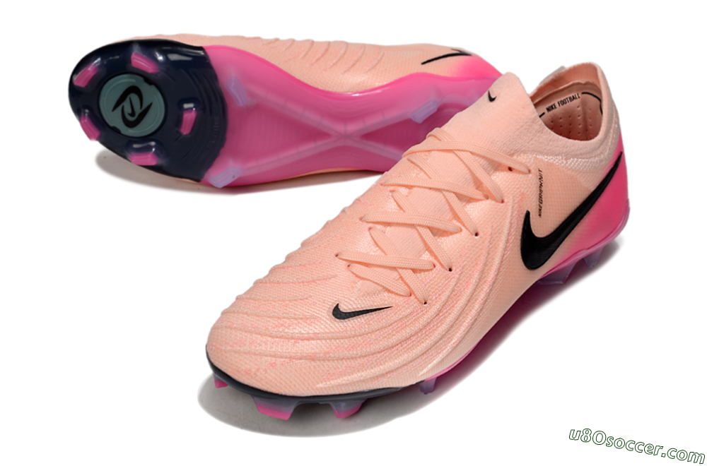 Nike Phantom GX 2 Elite FG Firm Ground Soccer Cleats - Pink/Black 3