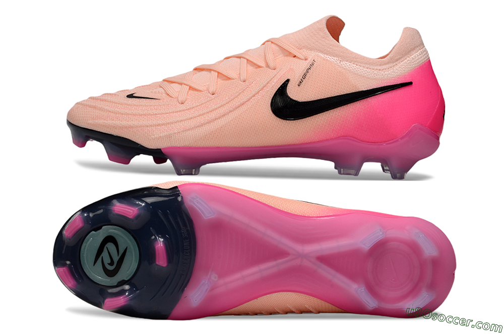 Nike Phantom GX 2 Elite FG Firm Ground Soccer Cleats - Pink/Black 0