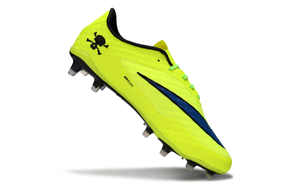 Nike Hypervenom Phantom FG Firm Ground Soccer Cleats - Yellow/Black/Blue
