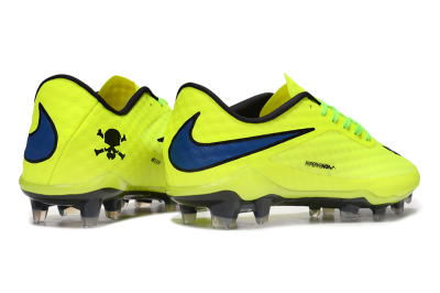 Nike Hypervenom Phantom FG Firm Ground Soccer Cleats - Yellow/Black/Blue