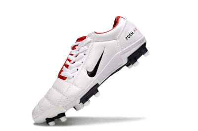 Nike Air Zoom Total 90 III FG Firm Ground Soccer Cleats - White/Black/Red