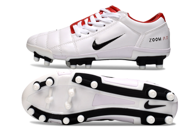 Nike Air Zoom Total 90 III FG Firm Ground Soccer Cleats - White/Black/Red