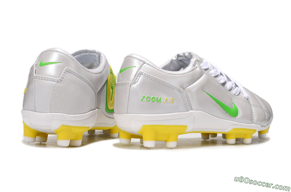 Nike Air Zoom Total 90 III FG Firm Ground Soccer Cleats - White/Yellow 7