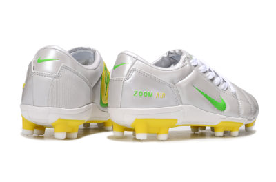 Nike Air Zoom Total 90 III FG Firm Ground Soccer Cleats - White/Yellow