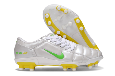 Nike Air Zoom Total 90 III FG Firm Ground Soccer Cleats - White/Yellow
