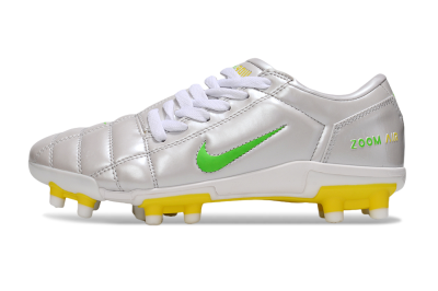 Nike Air Zoom Total 90 III FG Firm Ground Soccer Cleats - White/Yellow