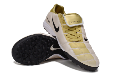 Nike Total 90 III TF Artificial Turf Soccer Shoes - Gold/Beige/Black
