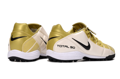 Nike Total 90 III TF Artificial Turf Soccer Shoes - Gold/Beige/Black
