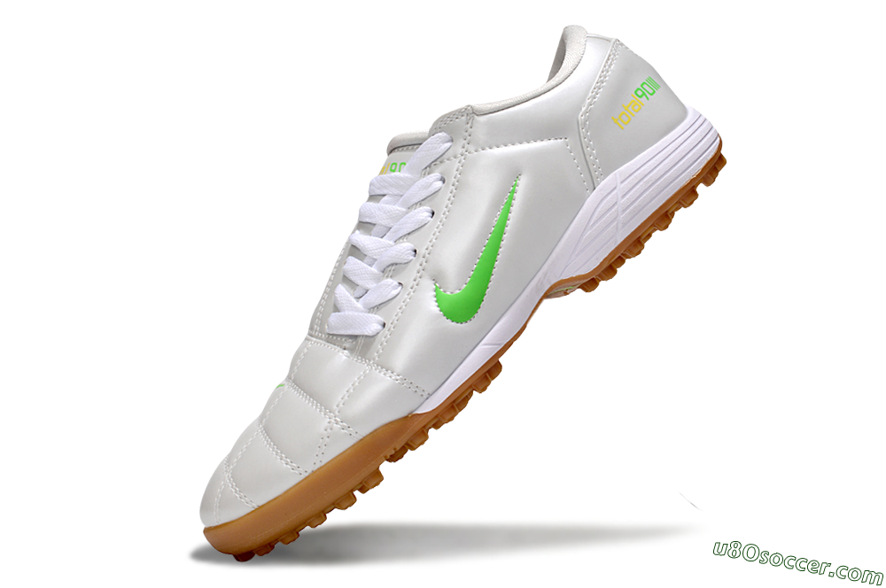 Nike Total 90 III TF Artificial Turf Soccer Shoes - White/Yellow 6