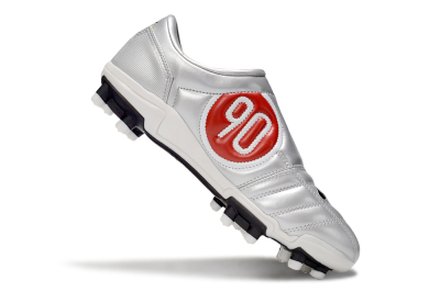 Nike Air Zoom Total 90 III FG Firm Ground Soccer Cleats - Silver/Black/White