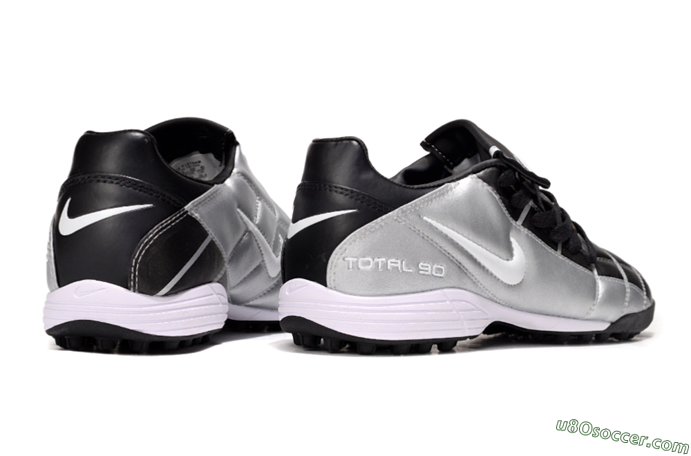 Nike Total 90 III TF Artificial Turf Soccer Shoes - Silver/White/Black 7