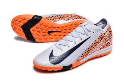 Nike Air Zoom Mercurial Vapor 16 Elite TF Artificial Turf Soccer Shoes - Grey/White/Leopard