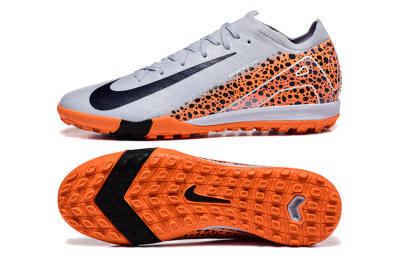 Nike Air Zoom Mercurial Vapor 16 Elite TF Artificial Turf Soccer Shoes - Grey/White/Leopard