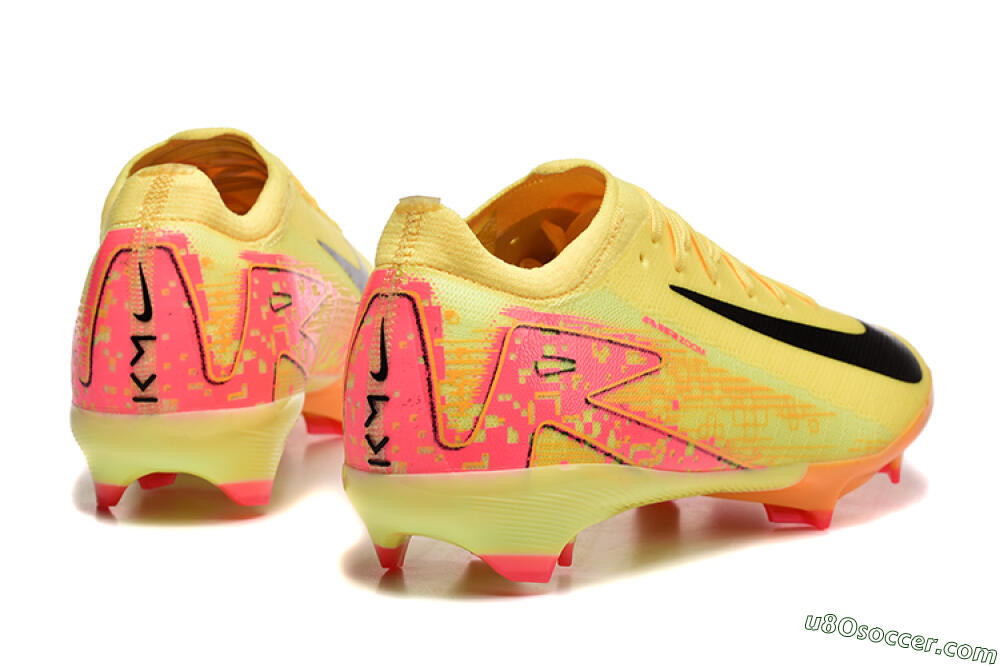 Nike Air Zoom Mercurial Vapor 16 Elite FG Firm Ground Soccer Cleats - Yellow/Black/Red 9