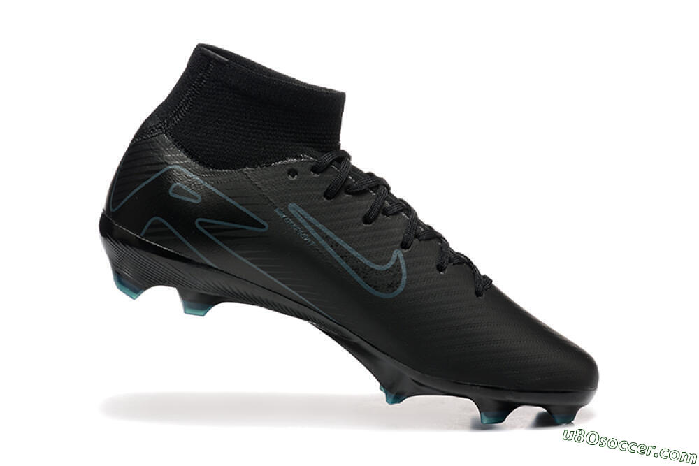 Nike Air Zoom Mercurial Superfly 10 Elite FG Firm Ground Soccer Cleats - Black/Blue 7