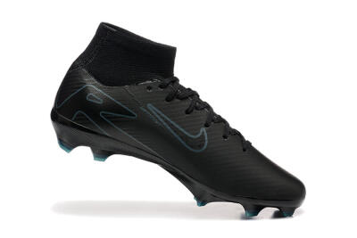 Nike Air Zoom Mercurial Superfly 10 Elite FG Firm Ground Soccer Cleats - Black/Blue