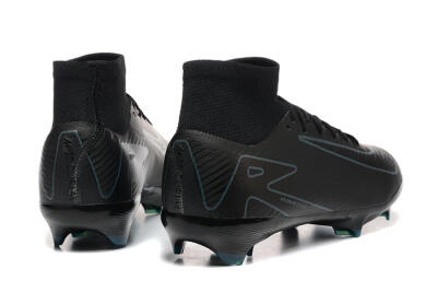 Nike Air Zoom Mercurial Superfly 10 Elite FG Firm Ground Soccer Cleats - Black/Blue