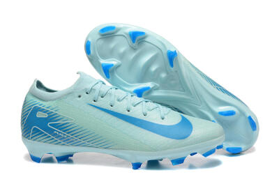 Nike Air Zoom Mercurial Vapor 16 Elite FG Firm Ground Soccer Cleats - Jade/White/Blue