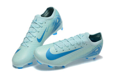 Nike Air Zoom Mercurial Vapor 16 Elite FG Firm Ground Soccer Cleats - Jade/White/Blue