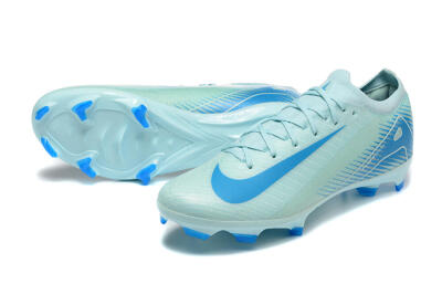 Nike Air Zoom Mercurial Vapor 16 Elite FG Firm Ground Soccer Cleats - Jade/White/Blue