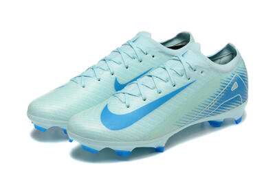 Nike Air Zoom Mercurial Vapor 16 Elite FG Firm Ground Soccer Cleats - Jade/White/Blue