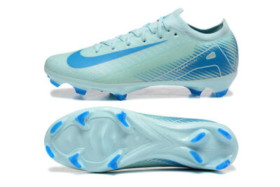Nike Air Zoom Mercurial Vapor 16 Elite FG Firm Ground Soccer Cleats - Jade/White/Blue