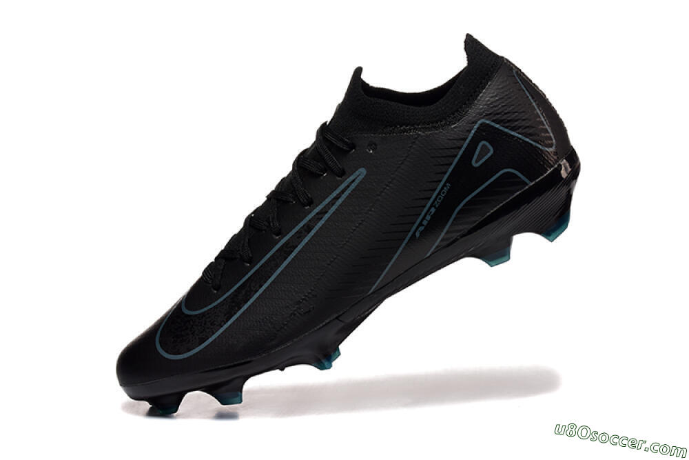 Nike Air Zoom Mercurial Vapor 16 Elite FG Firm Ground Soccer Cleats - Black/Blue 8