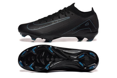 Nike Air Zoom Mercurial Vapor 16 Elite FG Firm Ground Soccer Cleats - Black/Blue