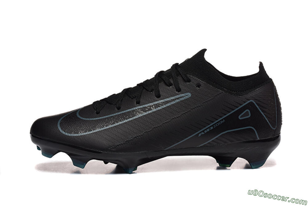 Nike Air Zoom Mercurial Vapor 16 Elite FG Firm Ground Soccer Cleats - Black/Blue 2